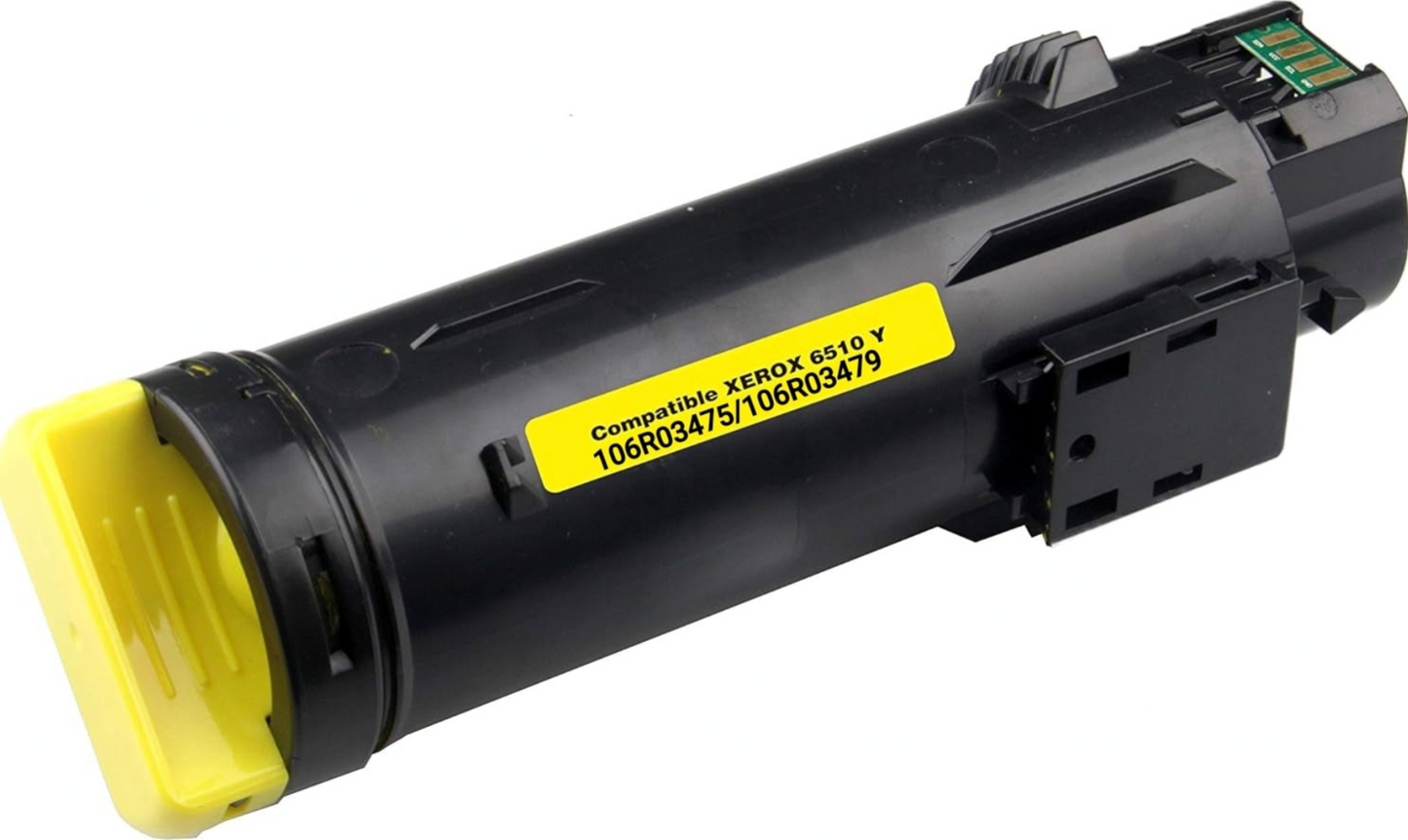 106R03475/106R03479 Yellow Toner Cartridge compatible with Xerox Phaser 6510 and WorkCentre 6515