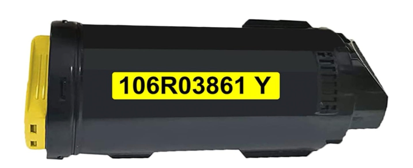 Yellow toner 106R03861 compatible for Xerox Versalink C500 C505, 5200 pages.