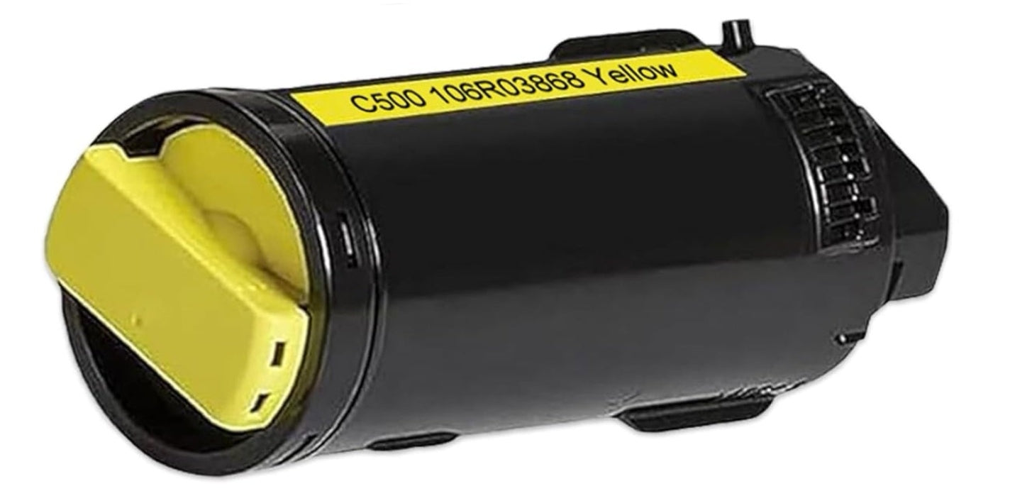 Yellow toner 106R03868 compatible for Xerox Versalink C500 HY C505 HY, 900 pages.