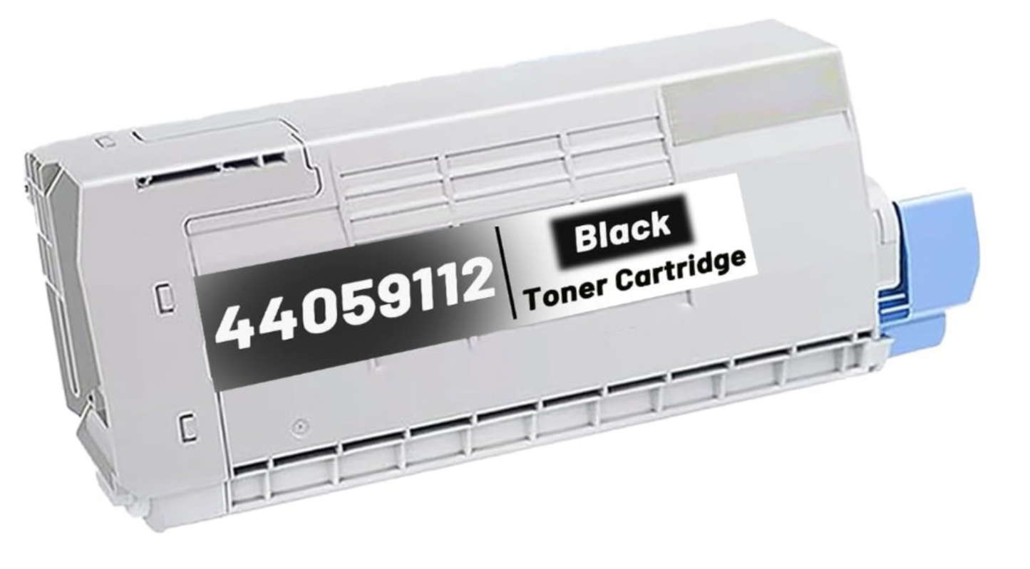 44059112 Black Toner Cartridge compatible with Oki Data C810, C810DN, C810N, C830, C830DN, and C830N printers