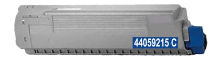 44059215 Cyan Toner Cartridge compatible with Oki Data MC860 printer