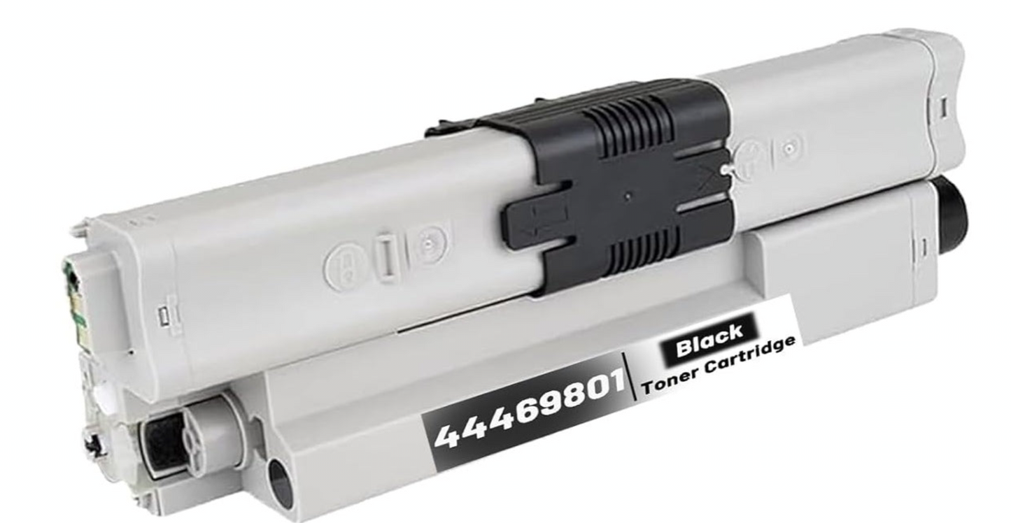 44469801 Black Toner Cartridge compatible with Oki Data C330, C331, C530, C531, MC361, MC561, MC890, and MC950 printers