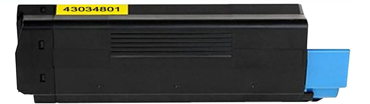 Yellow toner 43034801/42127401 compatible for Oki C3100, C3200, C3200n, C5100, C5150, C5200, C5300, C5400, 5000 pages.