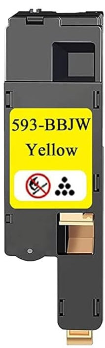 Compatible Dell 593-BBJW yellow toner for E525W printer, producing bright, accurate color with reliable performance.