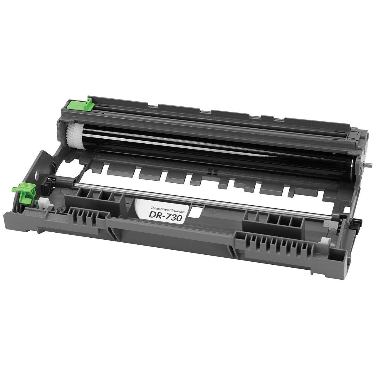 Compatible Brother DR730 Drum Unit – high-yield 12,000-page replacement for Brother DCP-L2550, HL-L2390, and MFC-L2750 printers.