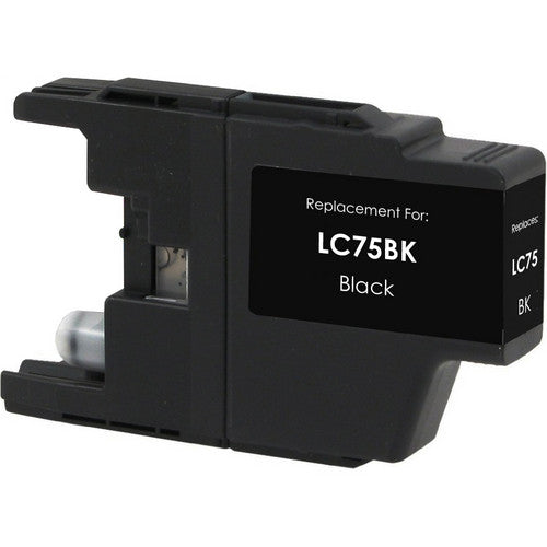 LC75 Black Ink Cartridge compatible with Brother MFC-J6510DW, J6710DW, J6910DW, J280W, J425W, J430W, J435W, J5910DW, J625DW, J825DW, J835DW