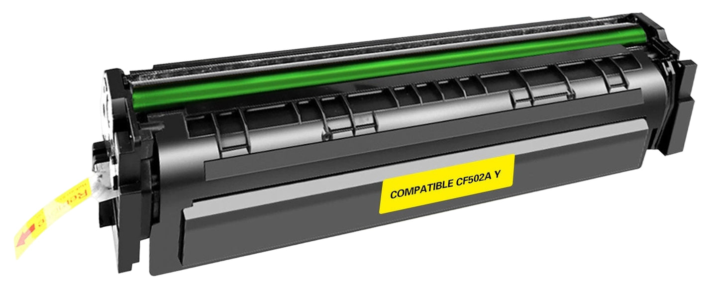 Compatible HP CF502A Yellow Toner Cartridge