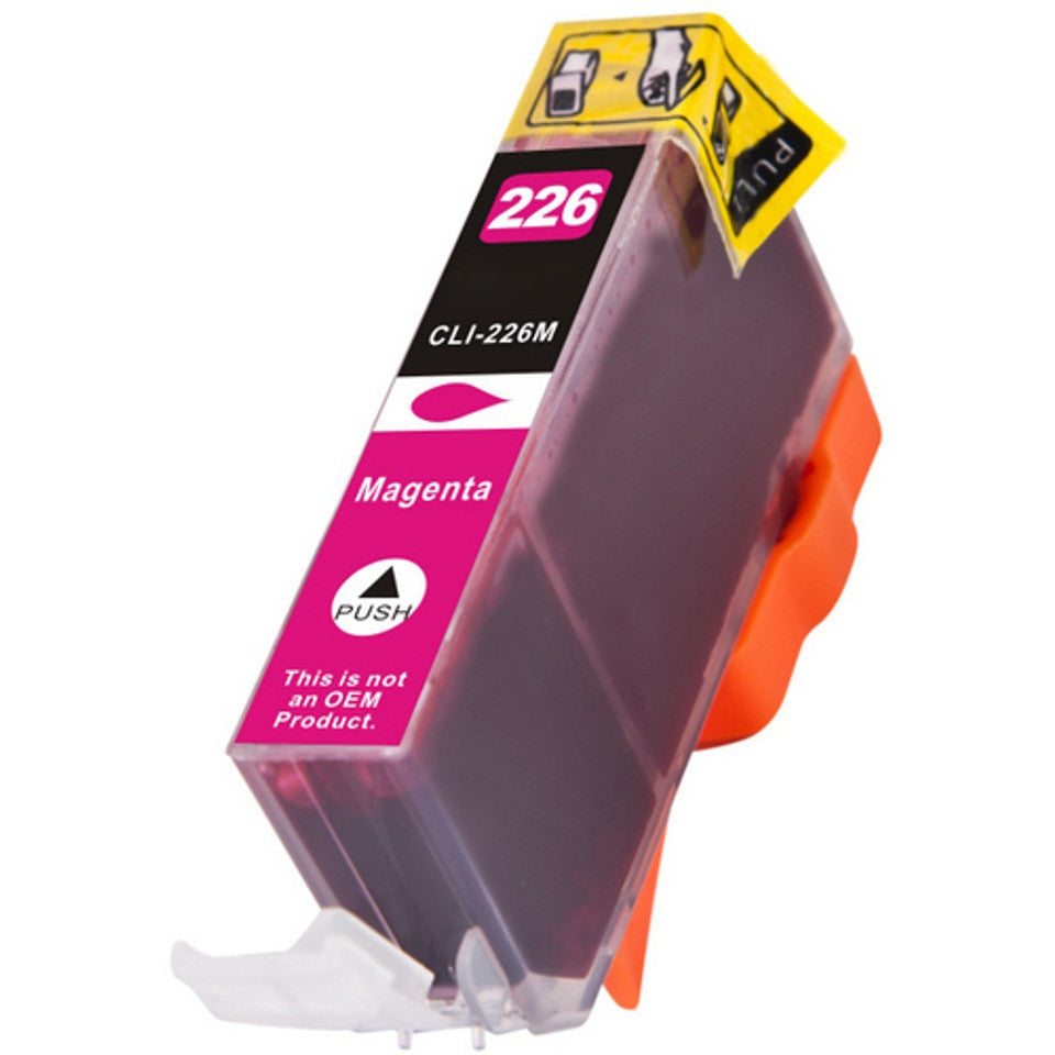 CLI-226 compatible magenta ink cartridge for Canon printers, offering up to 510 pages of bright, accurate, and high-quality color printing.