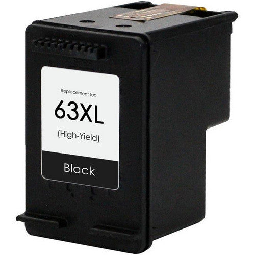 HP 63XL Black Ink Cartridge Compatible for DeskJet 1110, 1112, 2130, 3630, 3830 – High Yield 480 Pages
