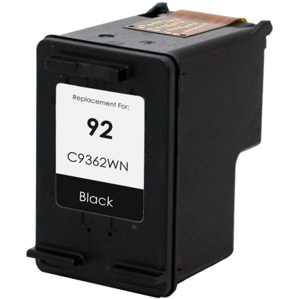 HP 92 Black Compatible Ink Cartridge – 220 pages of crisp, sharp black printing for DeskJet 5420, 5440, 5442, and OfficeJet 6310 printers.