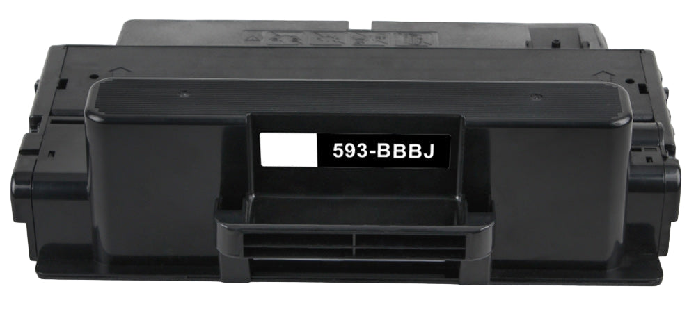 Compatible Dell 593-BBBJ Black Toner Cartridge, high-yield 10,000 pages for Dell B2375, B2375DNF, and B2375DFW printers, delivering sharp and reliable prints.