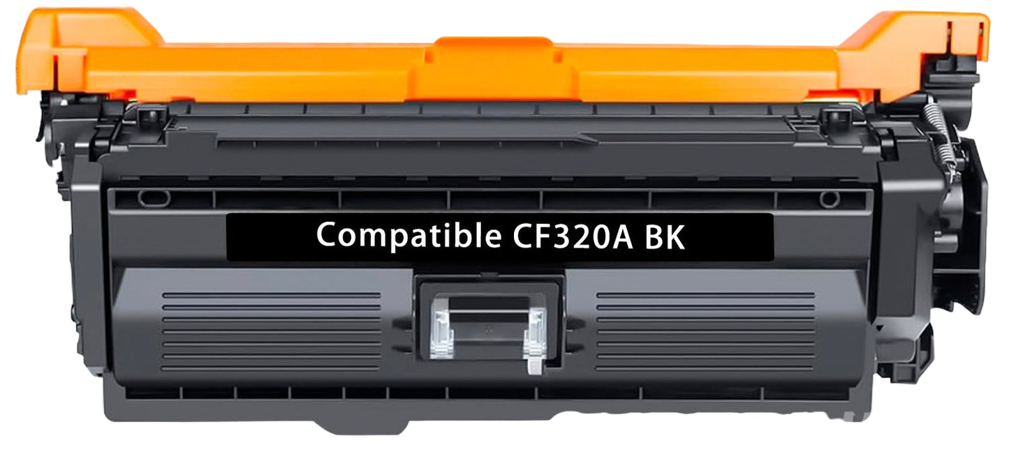 CF332A (654A) compatible yellow toner cartridge for HP Color LaserJet M651 – high yield 15,000 pages, vibrant and professional-quality color printing