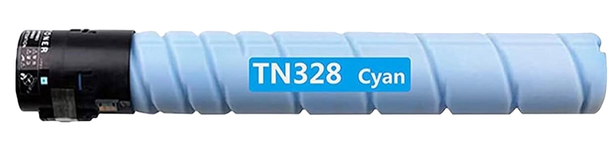 Toner Cartridge TN328 Cyan Compatible for Konica Minolta BizHub C250I, C300I, C360I printers – high-yield 28,000 pages.