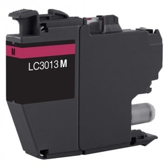 LC3013/LC3011 Magenta compatible ink cartridge for Brother printers, 400-page yield, vivid magenta, fits MFC-J491, J497, J690, J895