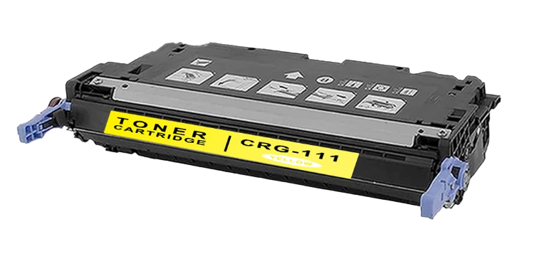 Compatible Canon CRG-111 Yellow Toner Cartridge – High-yield 6000 pages for Canon ImageRunner LBP-5360, imageClass MF9150C, MF9170C printers.