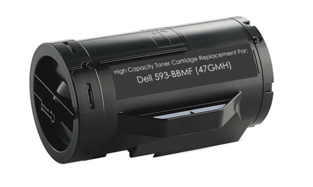 Compatible Dell 593-BBMF Black Toner Cartridge, high-yield 6,000 pages for Dell S2810dn printer, delivers sharp, professional-quality prints.