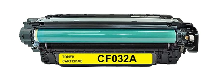 Toner Cartridge CF032A (646A) Yellow Compatible for HP Printer 12,500 pages