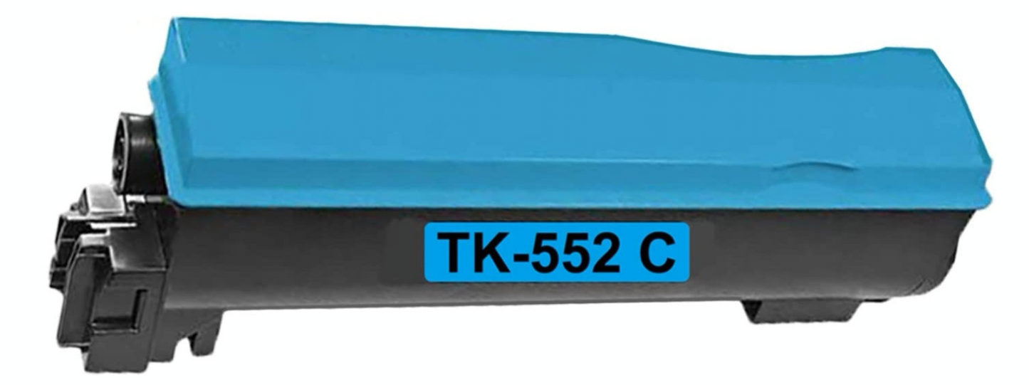 TK-552 cyan compatible toner for Kyocera FS-C5200 and FS-C5200DN, 6,000 pages.