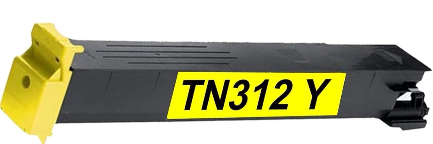 Konica Minolta TN312 Yellow Compatible Toner Cartridge