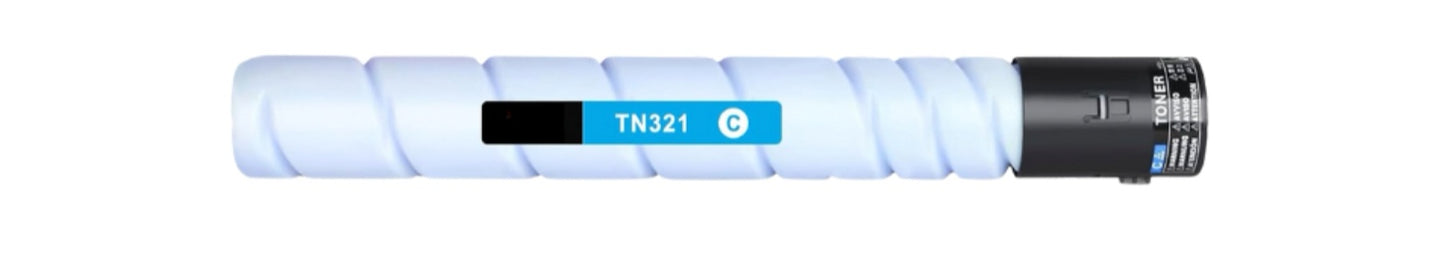 Konica Minolta TN321 Cyan Compatible Toner Cartridge