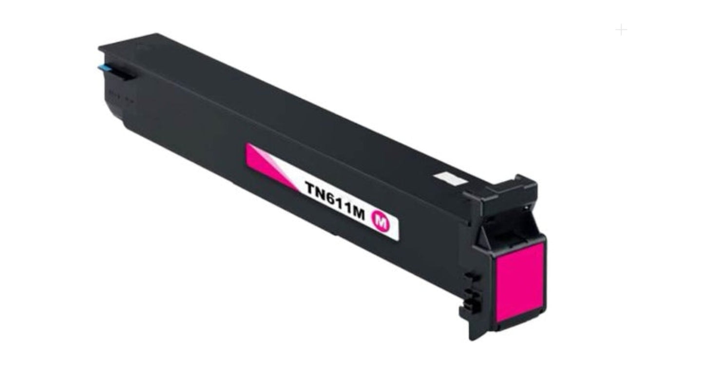 Konica Minolta TN611/TN411 Magenta Compatible Toner Cartridge