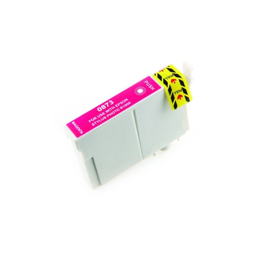 T087320 Magenta Compatible Epson Ink Cartridge, 915-page yield.