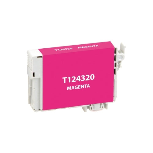 T124320 Magenta Compatible Epson Ink Cartridge, 170-page yield.
