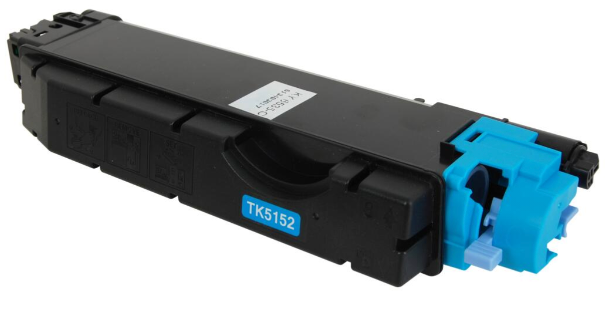 TK-5152 Cyan Compatible Toner Cartridge for Kyocera ECOSYS M6035CIDN, M6535CIDN, P6035CDN – 10,000-page high-yield cyan toner.