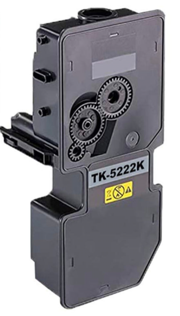TK-5222 Black Compatible Toner Cartridge for Kyocera ECOSYS P5021CDN, P5021CDW, M5521CDN, M5521CDW – 1,200-page high-quality black toner.