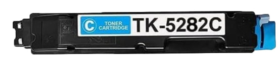 TK-5282 Cyan Compatible Toner Cartridge for Kyocera ECOSYS P6235, M6235, M6635 – 11,000-page high-yield cyan toner.
