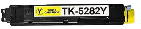 TK-5282 Yellow Compatible Toner Cartridge for Kyocera ECOSYS P6235, M6235, M6635 – 11,000-page high-yield yellow toner.