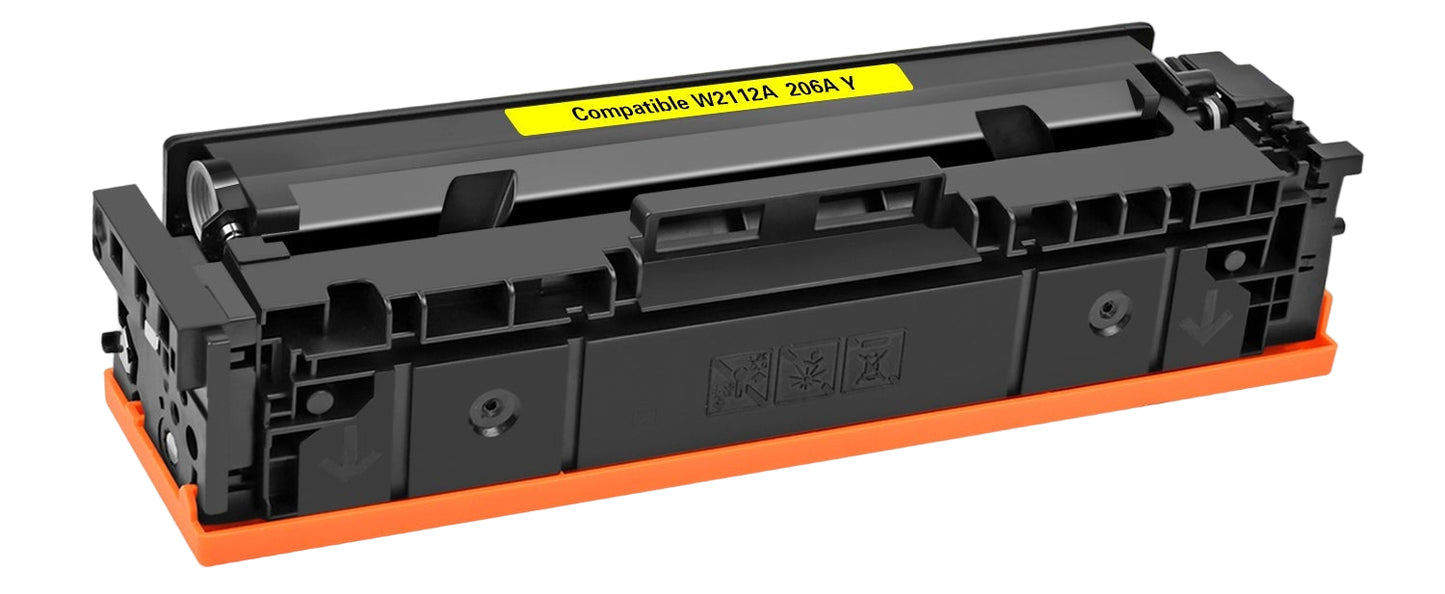 Compatible HP W2112A (206A) Yellow Toner Cartridge