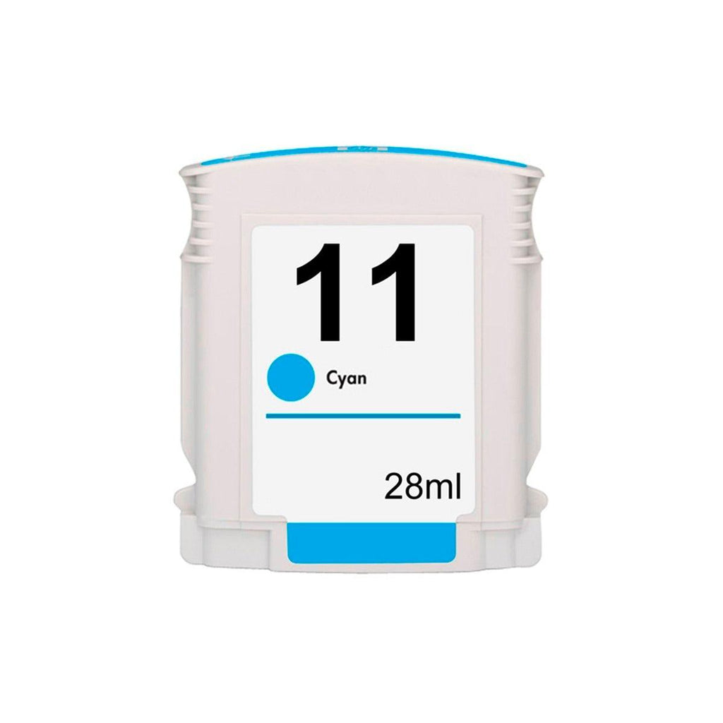 HP 11 cyan compatible ink cartridge, high-yield 1750 pages for INKJET 1000 and OFFICEJET 9100.