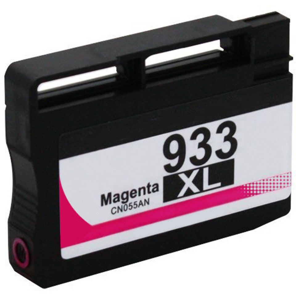 HP 933XL Magenta Compatible Ink Cartridge – high-yield 925 pages for OfficeJet 6100, 6600, 6700, 7110, 7610, 7612.