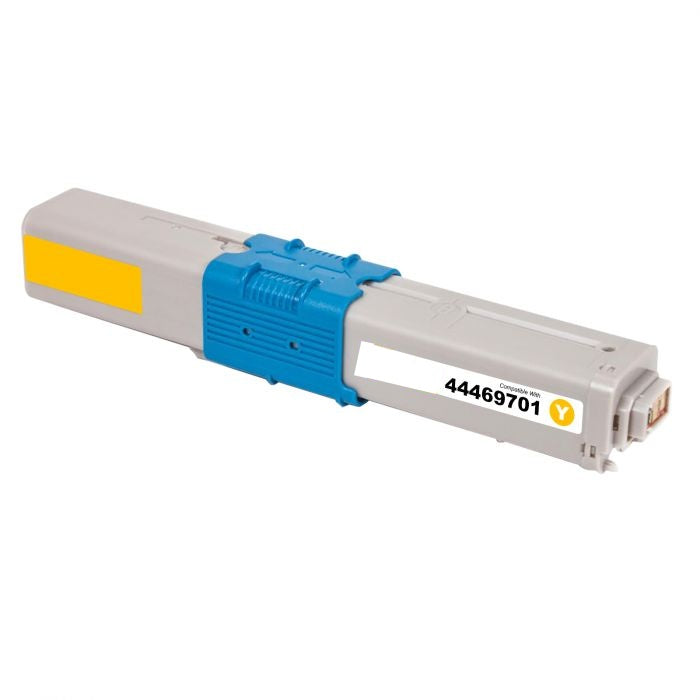 Yellow toner 44469701 compatible for Oki Data C330, C331, C530, C531, MC361, MC561, MC890, MC950, 3000 pages.
