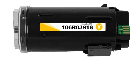 Yellow toner 106R03918 compatible for Xerox Versalink C600 Extra High Yield, 16800 pages.