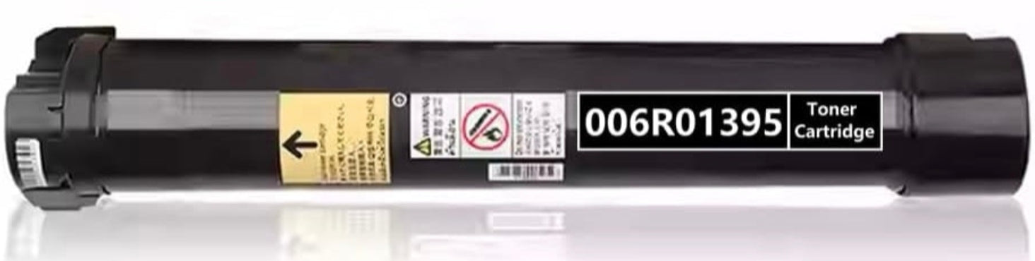 Black toner 006R01395 compatible with Xerox WorkCentre 7425, 7428, and 7435 Series printers, delivering sharp prints and high 26,000-page yield.