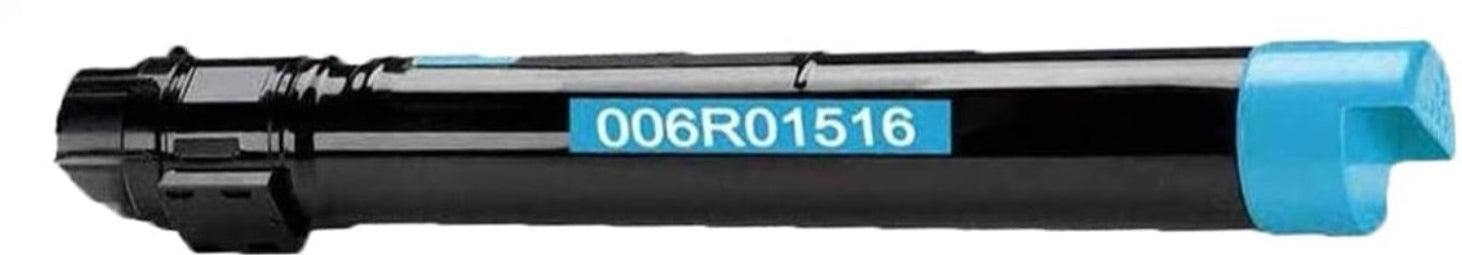 Cyan toner 006R01516 compatible with Xerox WorkCentre 7525, 7530, 7535, 7545, 7556, 7830, 7835, 7845, 7855 printers, up to 15,000 pages.