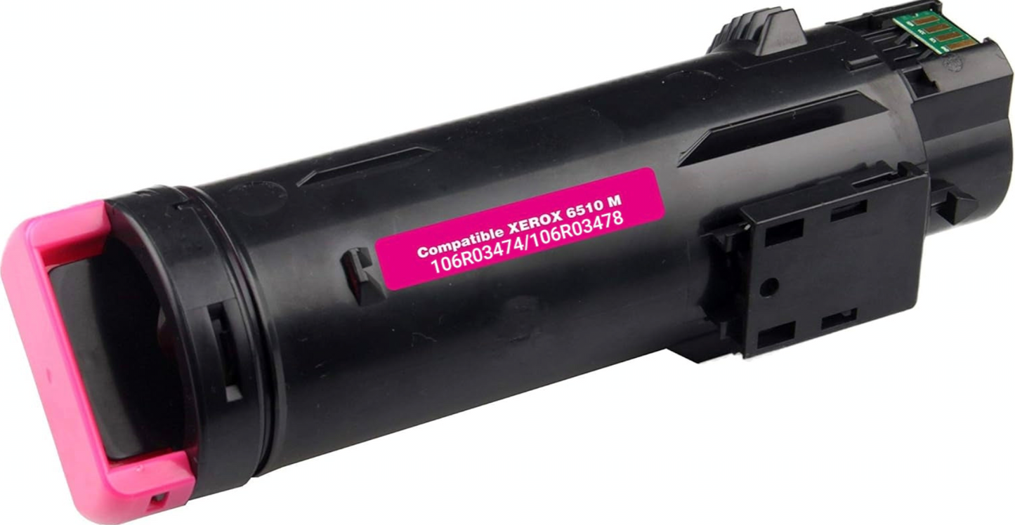 106R03474/106R03478 Magenta Toner Cartridge compatible with Xerox Phaser 6510 and WorkCentre 6515