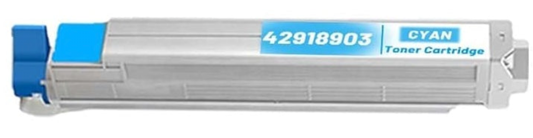 42918903 Cyan Toner Cartridge compatible with Oki Data C9600HDN, C9600HN, C9600N, C9800HDN, and C9800HN printers