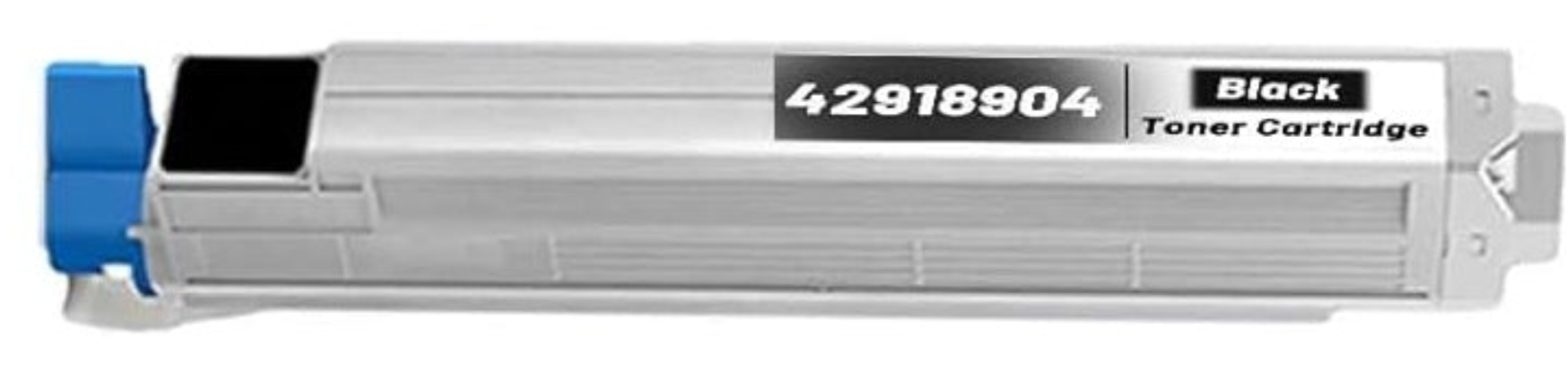 Compatible Oki Data 42918904 black toner cartridge for C9600 and C9800 printers, 15000-page yield
