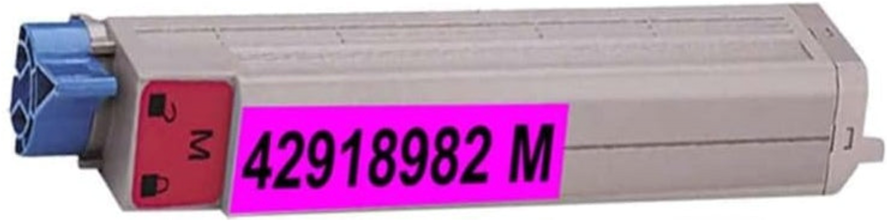 42918982 Magenta Toner Cartridge compatible with Oki Data C9650HDN, C9650DN, and C9650N printers