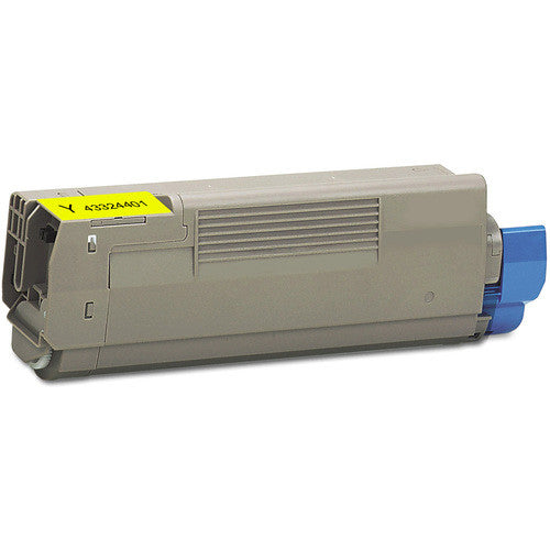 43324401 Yellow Toner Cartridge compatible with Oki Data C5500N, C5650DN, C5650N, and C5800LDN printers