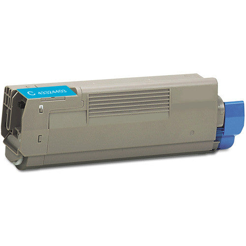 43324403 Cyan Toner Cartridge compatible with Oki Data C5500N, C5650DN, C5650N, and C5800LDN printers