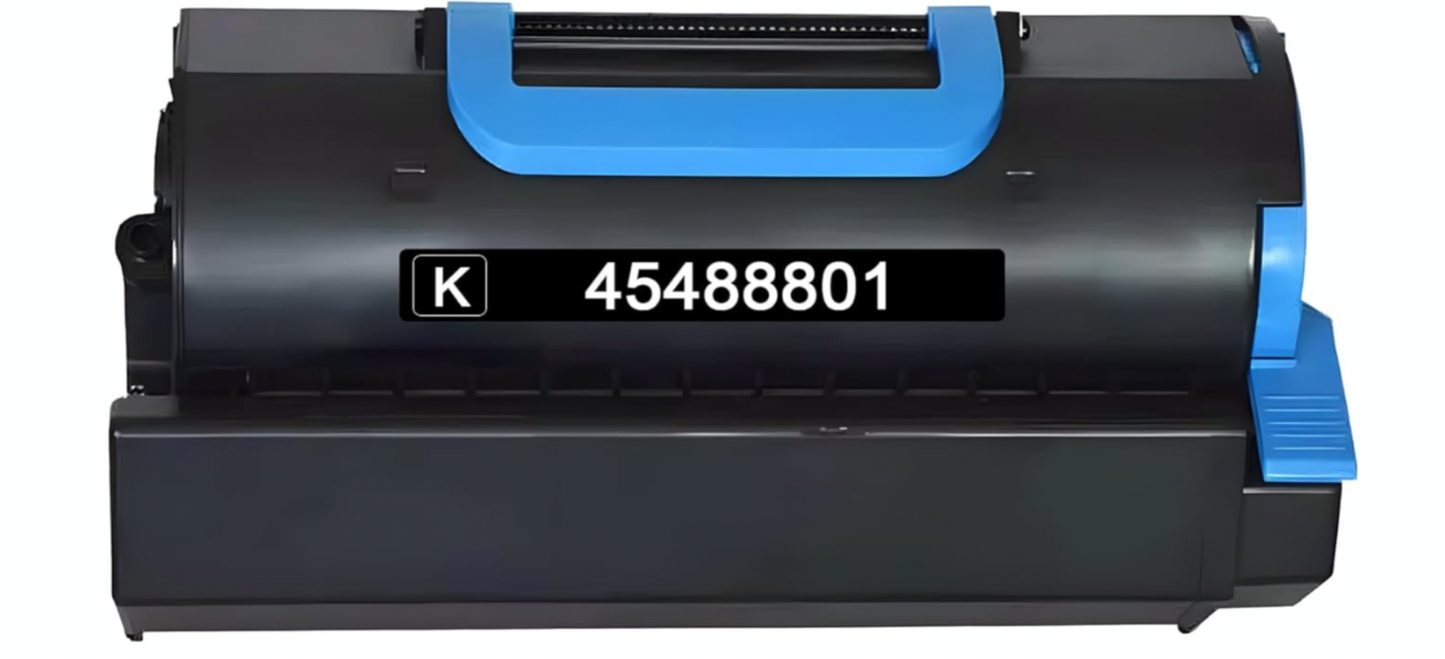 45488801 Black Toner Cartridge compatible with Oki Data B721DN and B731DN printers