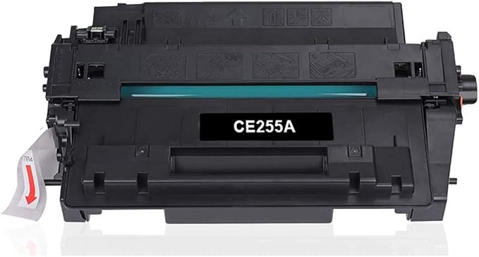 Compatible HP CE255A black toner for LaserJet P3011/P3015 series, delivering sharp text, reliable performance, and high-yield printing up to 6000 pages.