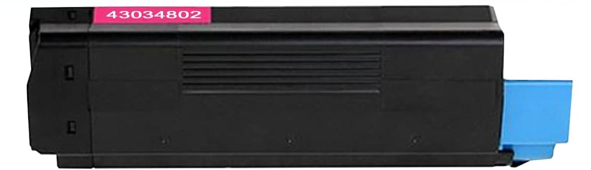 Magenta toner 43034802/42127402 compatible for Oki C3100, C3200, C3200n, C5100, C5150, C5200, C5300, C5400, 5000 pages.