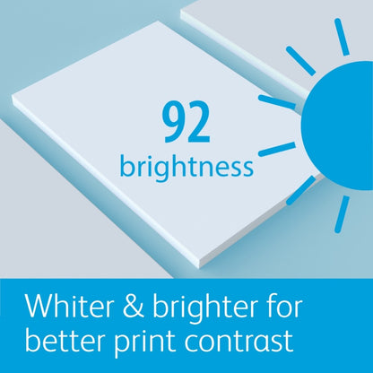Xerox Vitality Multi-Use Printer & Copy Paper, White, Letter (8.5" x 11"), 5000 Sheets Per Case, 20 Lb, 92 Brightness, FSC Certified