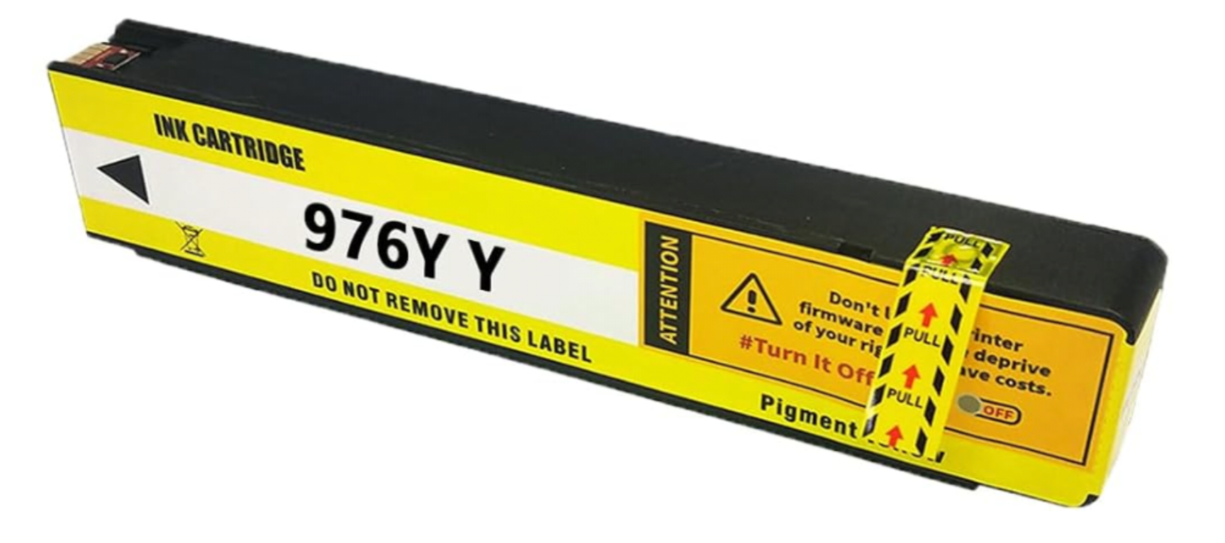 976Y yellow compatible ink cartridge for HP PageWide Pro printers.