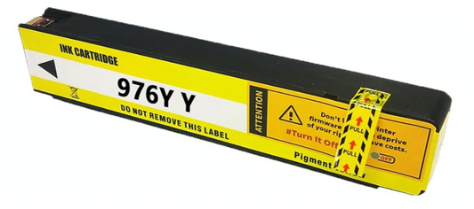 976Y yellow compatible ink cartridge for HP PageWide Pro printers.
